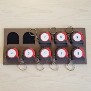 Precision UV Printing Template: Mini Tape Measures (Multi-Printer Compatible)