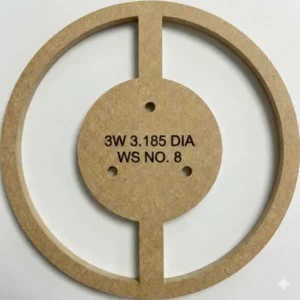 3-Wick 3.125 DIA candlewick support for hanging wicks in candle jars wick spanners for 3.125 jar tops template for Candle Wicks Square/round