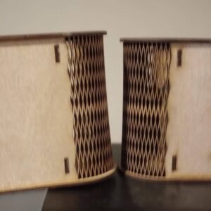 Personalized Colored Pencil Holder Box, Custom Engraved Wood Gift