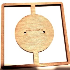 Wooden Wick Centering Tool: 3.5" Candle Making Support