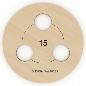 3.75 Candle Wick Centering Tool 3-Wicks Precision Wick Setter for Jar Bottoms Fits Wick Sizes No. 8-15