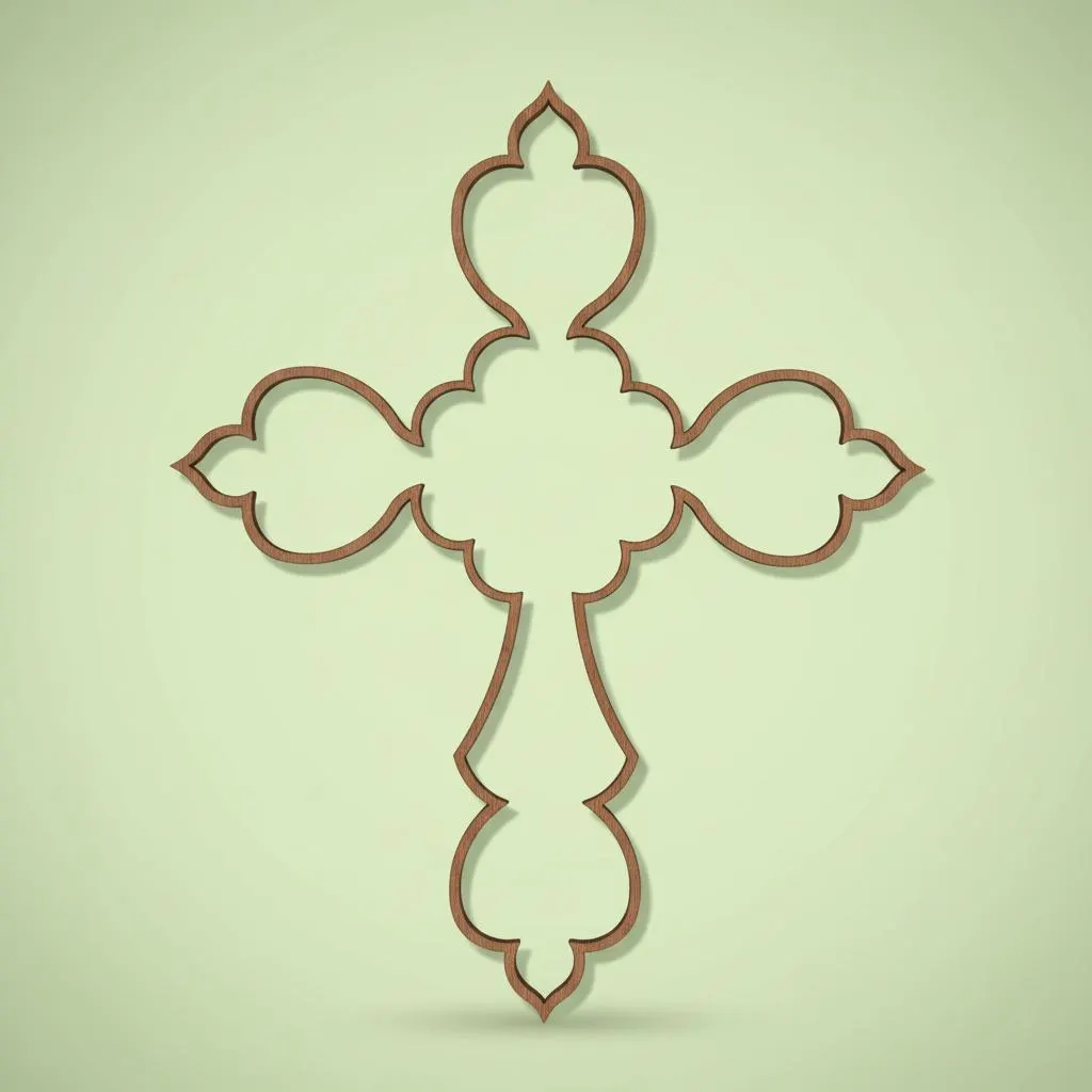 7-Layer Mandala Cross DIY Kit