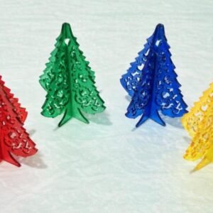 3D Tabletop Christmas Tree SVG