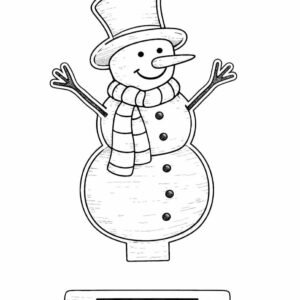 Handmade Snowman Table Decor - Rustic Christmas Centerpiece & Large Holiday Arrangement - Festive Winter Home Decor Gift