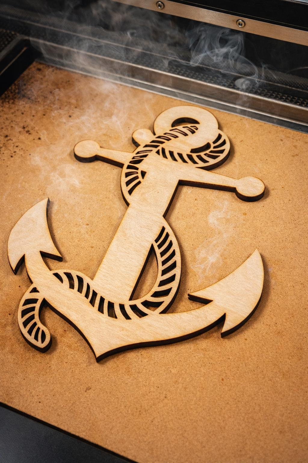 Anchor SVG with Rope