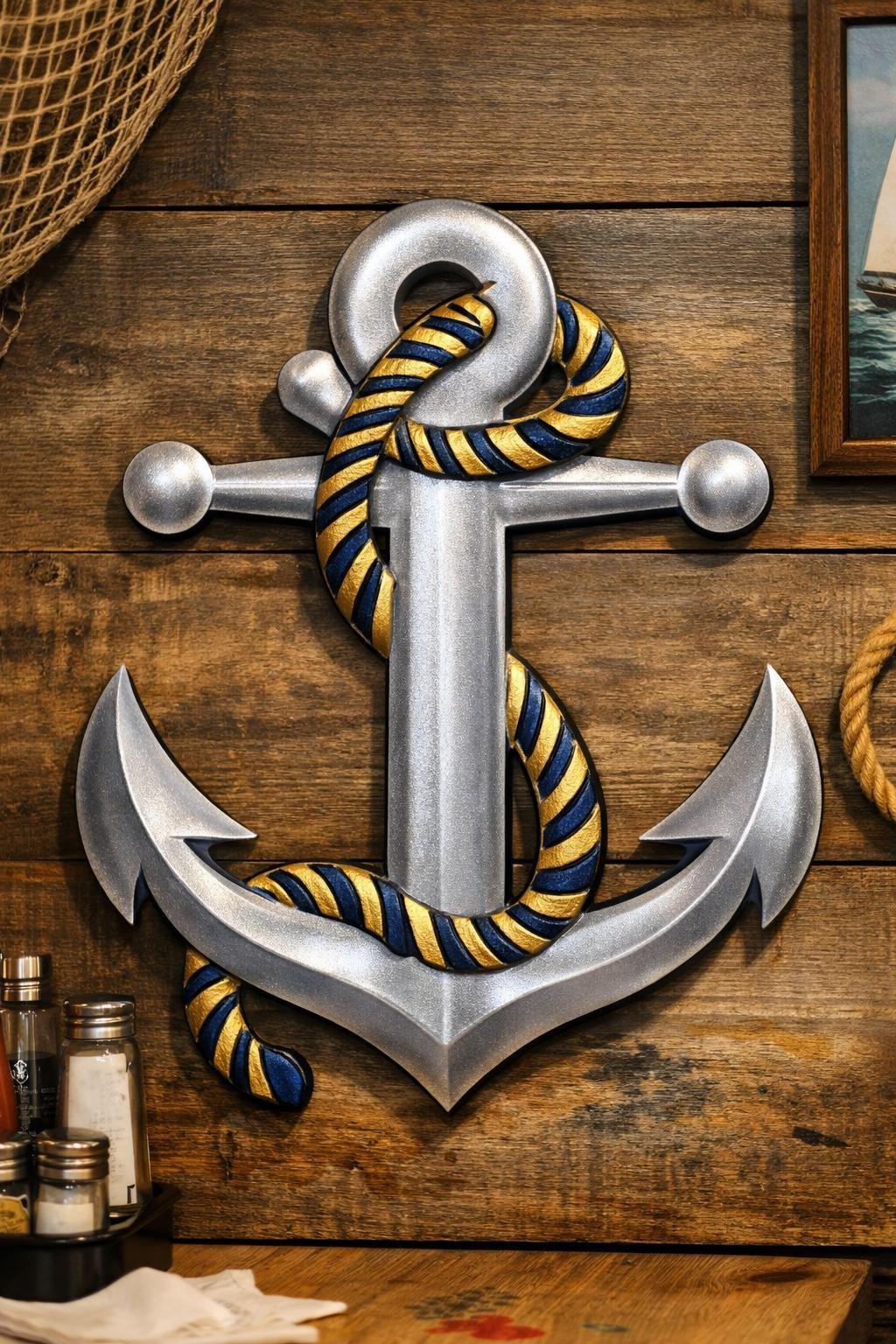 Anchor SVG with Rope