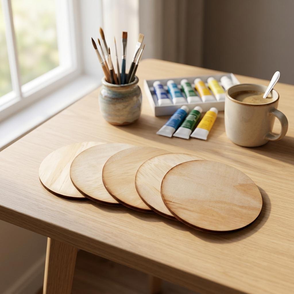 Unfinished Wooden Ornament Blanks