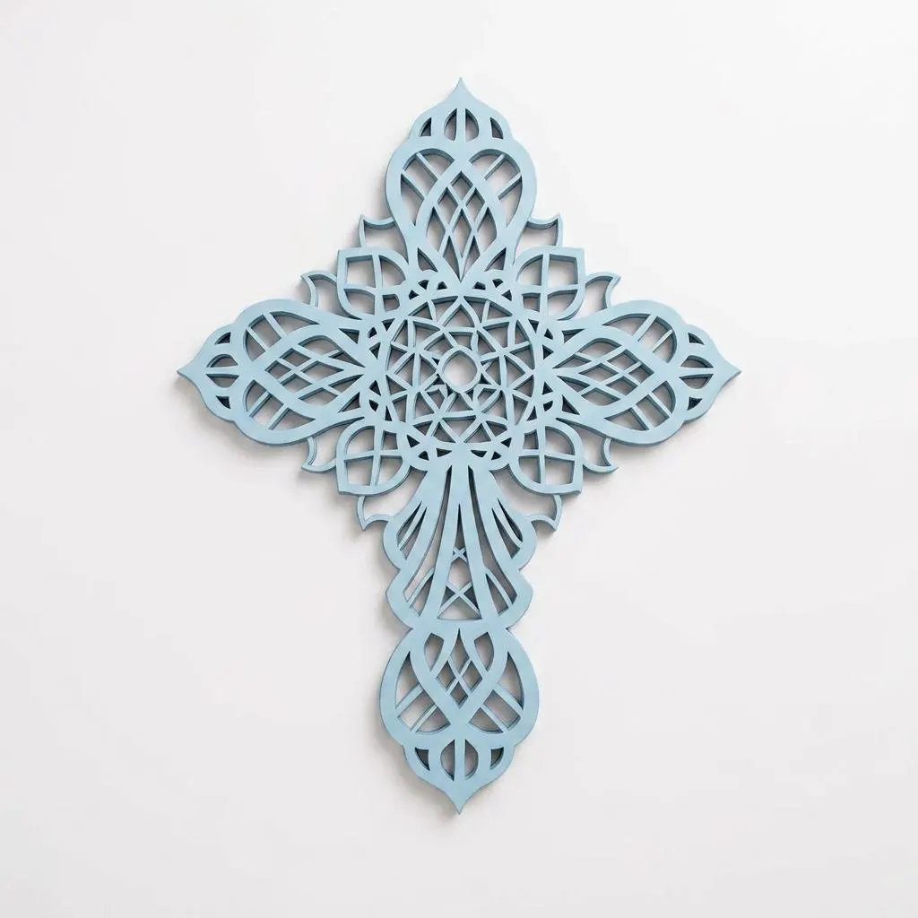 7-Layer Mandala Cross DIY Kit