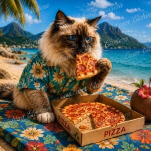 Cats Eating Pizza Around the World
