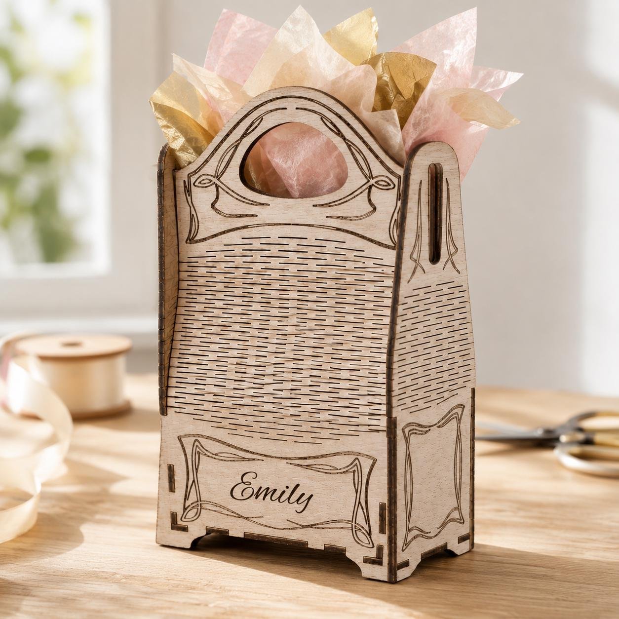 Personalized Large Wooden Gift Box