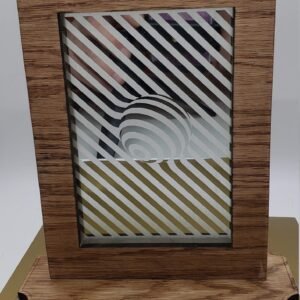 Custom Laser-Engraved Mirror Art