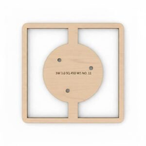 Square 3-Wick Candle Centering Tool