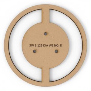 3-Wick Candle Supports 3in-3.75in Round or Square Jars Wick Spanner Template Centering Tool Spacing Guide